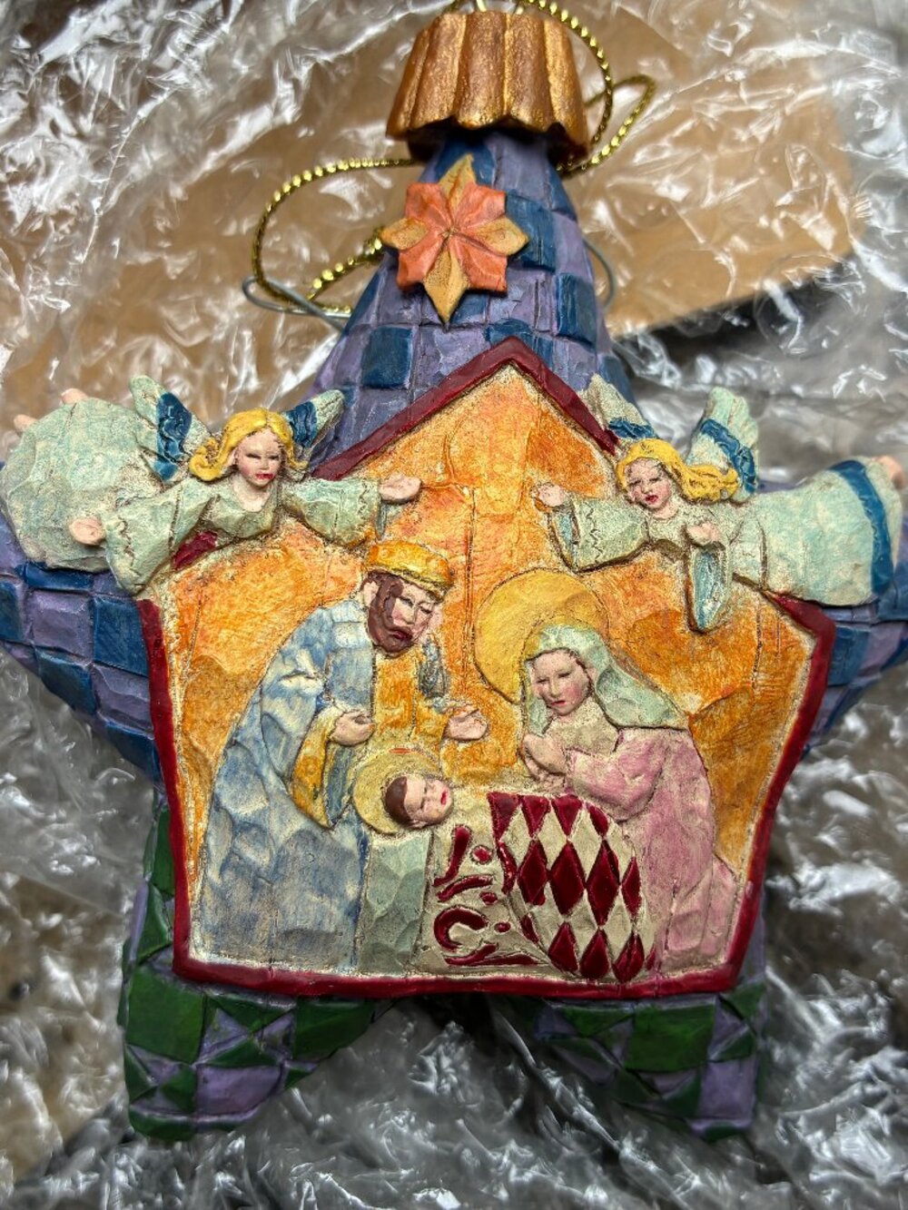 Jim Shore Star with Nativity Ornament 2004